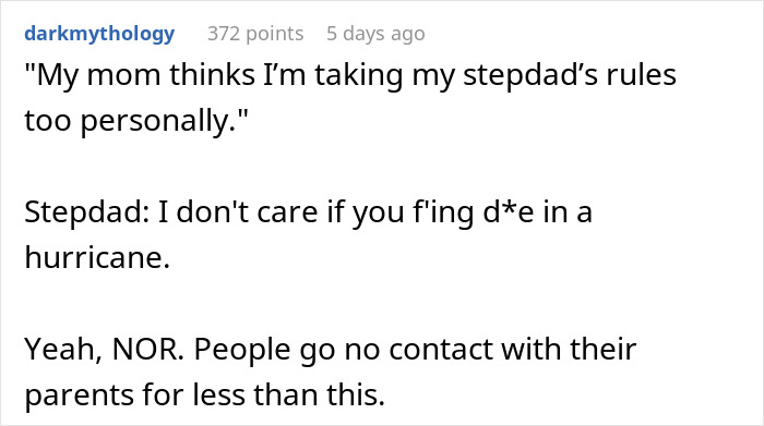 Woman Expected Stepdad To Bend His Rules For An Emergency Situation But He Doesn’t Care And Mom Agrees Woman Expected Stepdad To Bend His Rules For An Emergency Situation But He Doesn’t Care And Mom Agrees