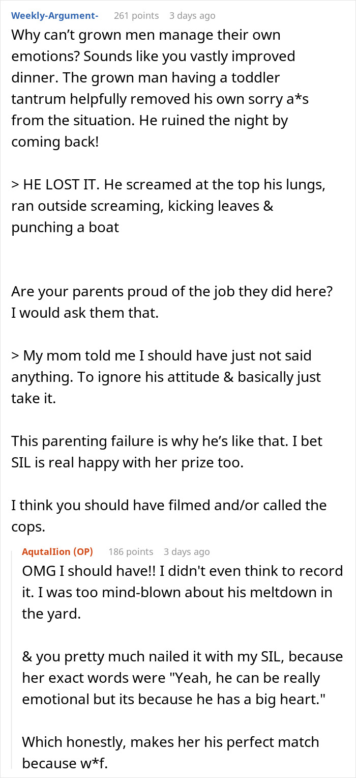 Thanksgiving Turns Into Screamfest After Immature Brother Drives Sister To Snap Back At His Tantrum Thanksgiving Turns Into Screamfest After Immature Brother Drives Sister To Snap Back At His Tantrum