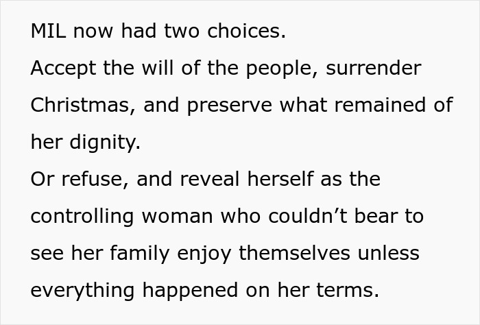 Toxic Mom Tries To Control Her Whole Family, Daughter-In-Law Refuses To Let Her Get Away With It Toxic Mom Tries To Control Her Whole Family, Daughter-In-Law Refuses To Let Her Get Away With It
