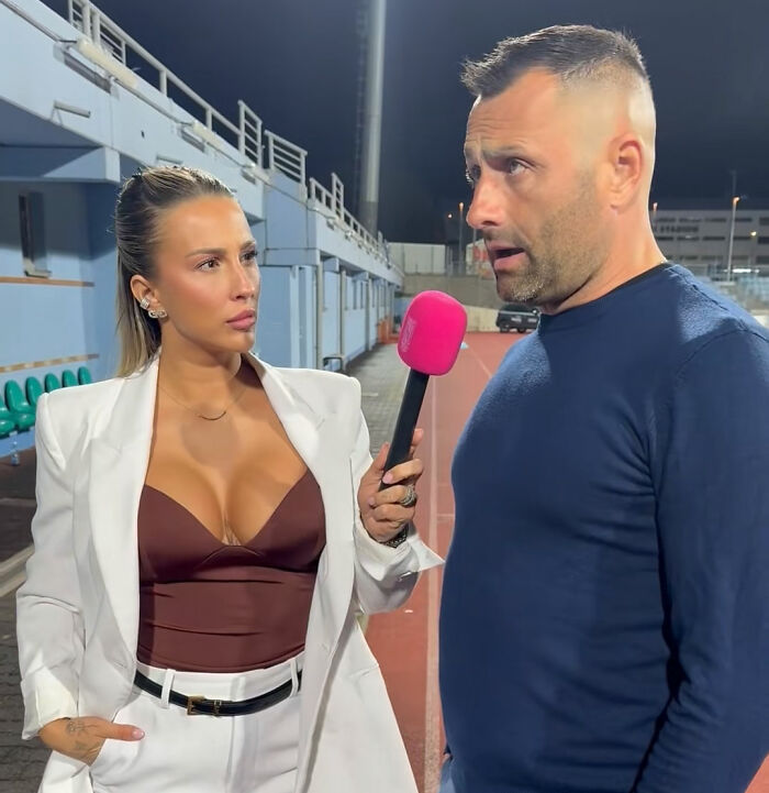 Coach’s Awkward Interview Makes Waves After He Goes To Incredible Lengths To Avoid Eye Contact With Reporter Coach’s Awkward Interview Makes Waves After He Goes To Incredible Lengths To Avoid Eye Contact With Reporter
