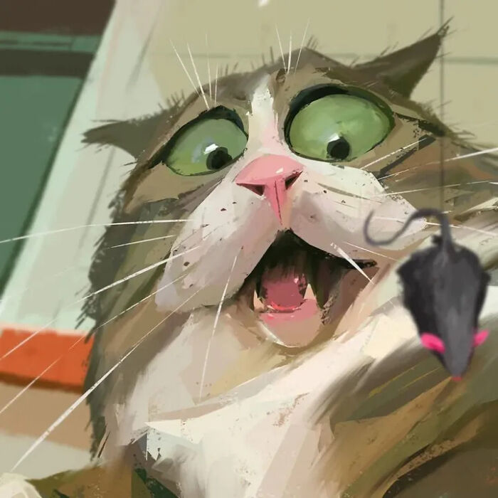 Artist Illustrates Cats In His Fun And Exaggerated Caricatures (29 Pics) Artist Illustrates Cats In His Fun And Exaggerated Caricatures (29 Pics)