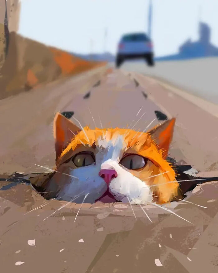 Artist Illustrates Cats In His Fun And Exaggerated Caricatures (29 Pics) Artist Illustrates Cats In His Fun And Exaggerated Caricatures (29 Pics)