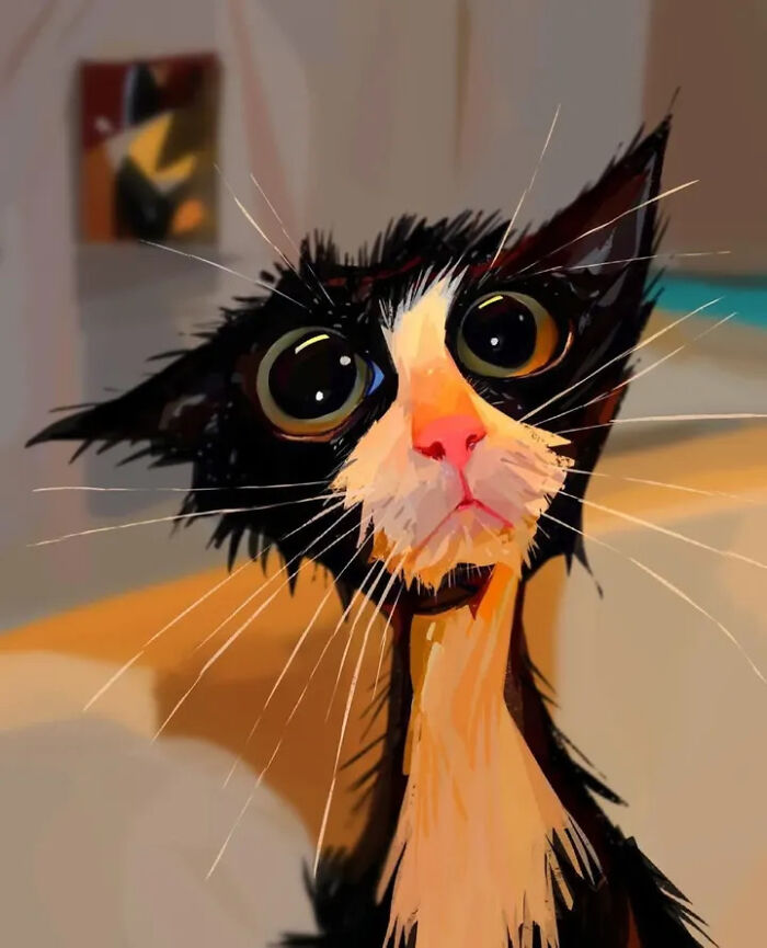 Artist Illustrates Cats In His Fun And Exaggerated Caricatures (29 Pics) Artist Illustrates Cats In His Fun And Exaggerated Caricatures (29 Pics)