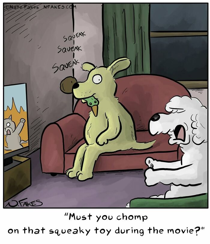 39 Hilarious Comics By Nate Fakes That Imagine What Life Would Be Like If Dogs Could Talk
