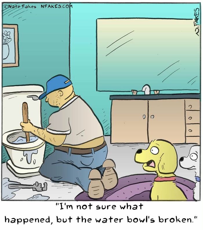 39 Hilarious Comics By Nate Fakes That Imagine What Life Would Be Like If Dogs Could Talk