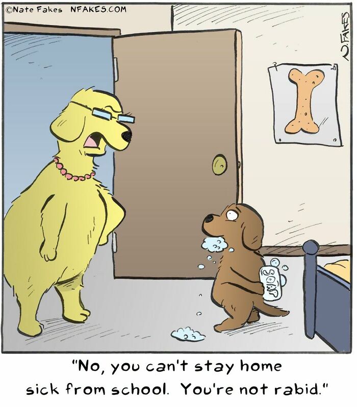 39 Hilarious Comics By Nate Fakes That Imagine What Life Would Be Like If Dogs Could Talk