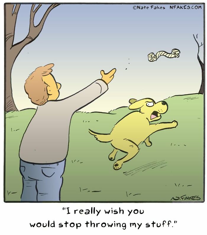 39 Hilarious Comics By Nate Fakes That Imagine What Life Would Be Like If Dogs Could Talk