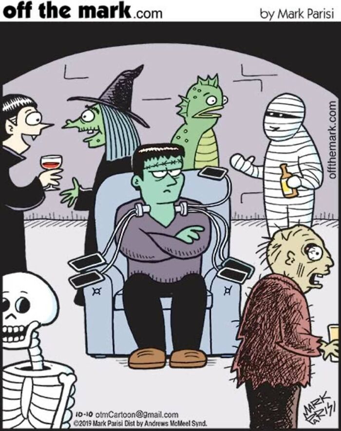 Cartoonist Mark Parisi Puts A Hilarious Spin On Halloween In 50 New Comics Cartoonist Mark Parisi Puts A Hilarious Spin On Halloween In 50 New Comics
