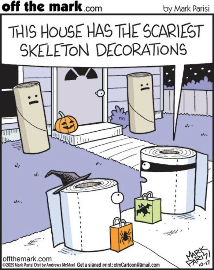 Cartoonist Mark Parisi Puts A Hilarious Spin On Halloween In 50 New Comics Cartoonist Mark Parisi Puts A Hilarious Spin On Halloween In 50 New Comics