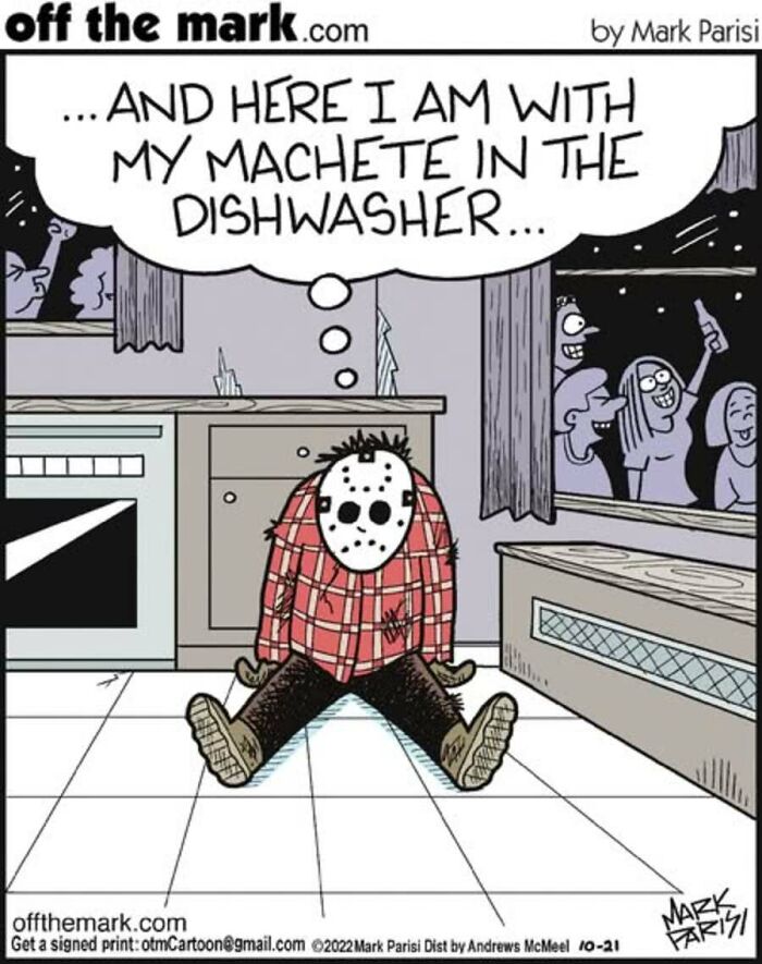 Cartoonist Mark Parisi Puts A Hilarious Spin On Halloween In 50 New Comics Cartoonist Mark Parisi Puts A Hilarious Spin On Halloween In 50 New Comics