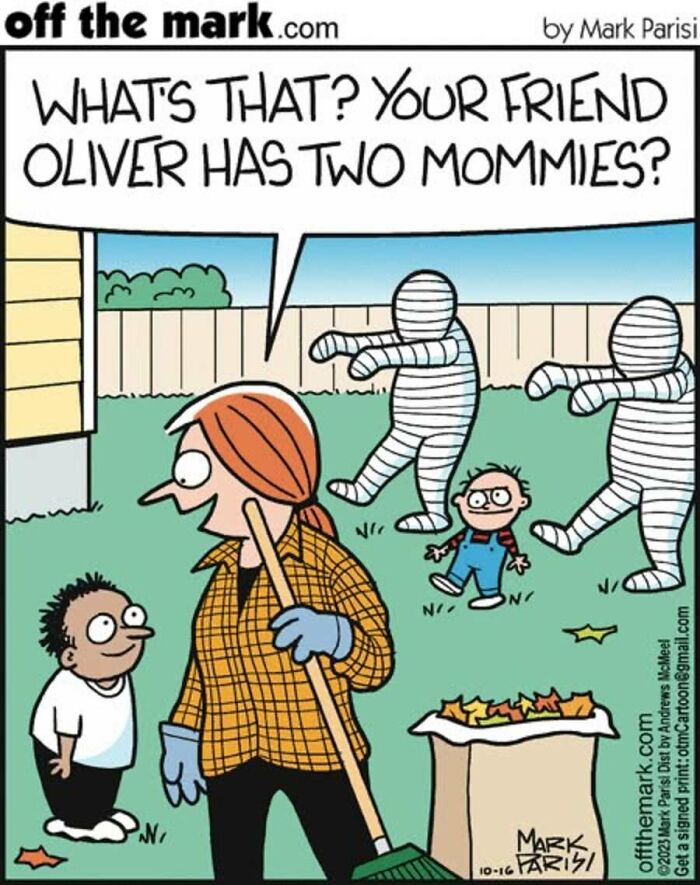 Cartoonist Mark Parisi Puts A Hilarious Spin On Halloween In 50 New Comics Cartoonist Mark Parisi Puts A Hilarious Spin On Halloween In 50 New Comics