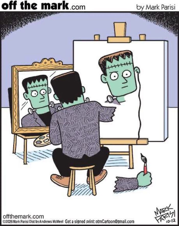 Cartoonist Mark Parisi Puts A Hilarious Spin On Halloween In 50 New Comics Cartoonist Mark Parisi Puts A Hilarious Spin On Halloween In 50 New Comics