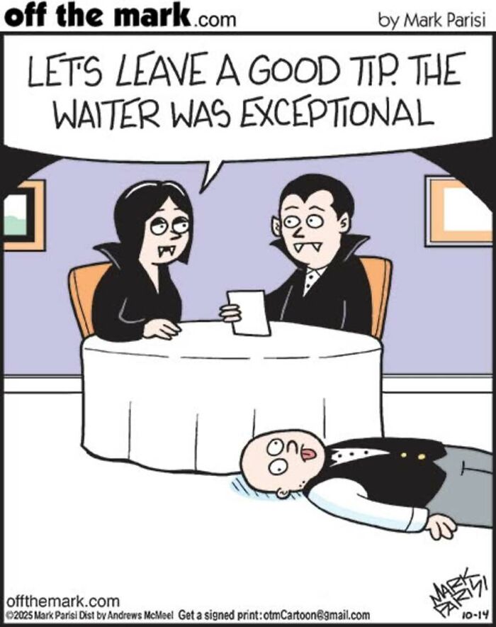 Cartoonist Mark Parisi Puts A Hilarious Spin On Halloween In 50 New Comics Cartoonist Mark Parisi Puts A Hilarious Spin On Halloween In 50 New Comics