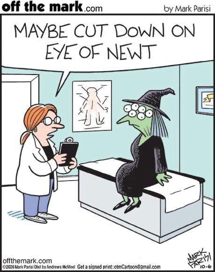 Cartoonist Mark Parisi Puts A Hilarious Spin On Halloween In 50 New Comics Cartoonist Mark Parisi Puts A Hilarious Spin On Halloween In 50 New Comics