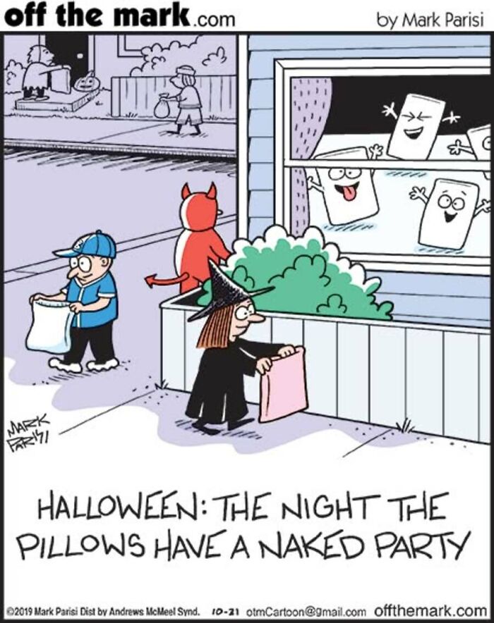 Cartoonist Mark Parisi Puts A Hilarious Spin On Halloween In 50 New Comics Cartoonist Mark Parisi Puts A Hilarious Spin On Halloween In 50 New Comics