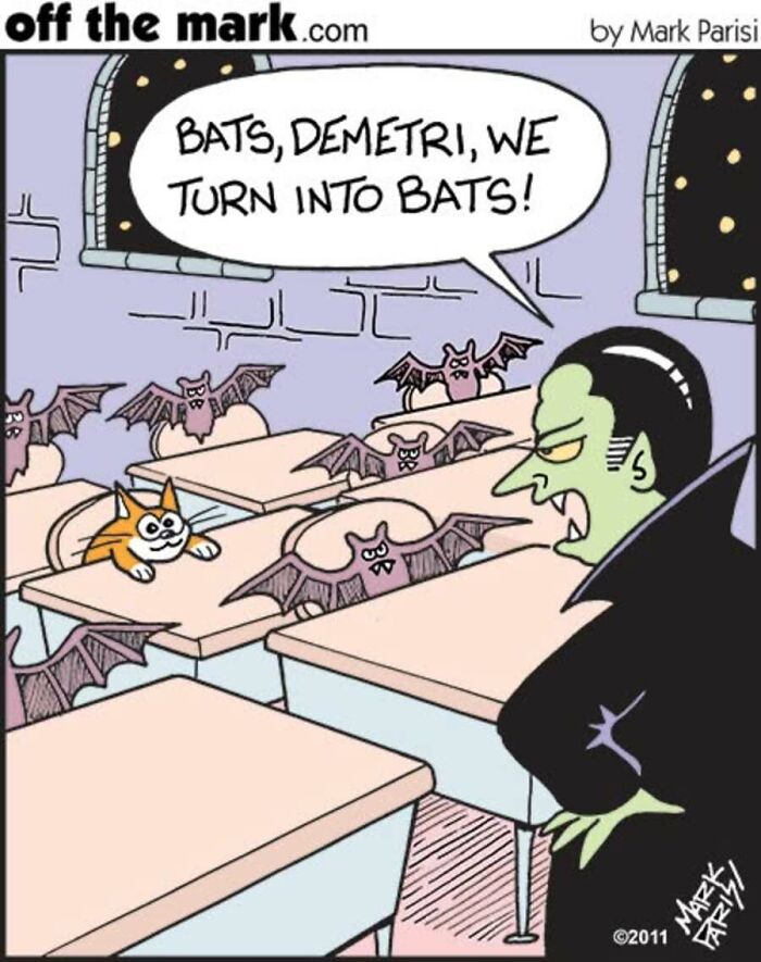 Cartoonist Mark Parisi Puts A Hilarious Spin On Halloween In 50 New Comics Cartoonist Mark Parisi Puts A Hilarious Spin On Halloween In 50 New Comics