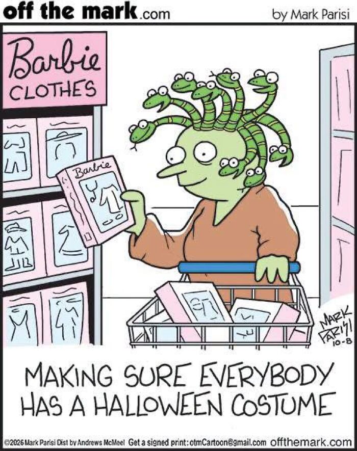 Cartoonist Mark Parisi Puts A Hilarious Spin On Halloween In 50 New Comics Cartoonist Mark Parisi Puts A Hilarious Spin On Halloween In 50 New Comics