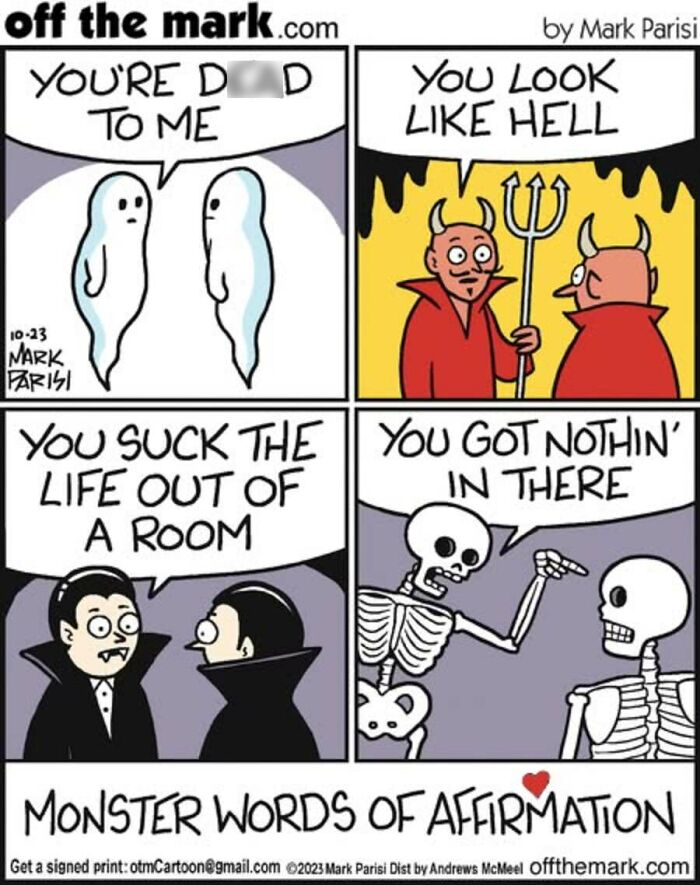 Cartoonist Mark Parisi Puts A Hilarious Spin On Halloween In 50 New Comics Cartoonist Mark Parisi Puts A Hilarious Spin On Halloween In 50 New Comics