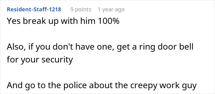 Guy Acts Like It’s GF’s Fault Her Male Coworker Is Obsessed With Her, She Doesn’t See The Red Flags Guy Acts Like It’s GF’s Fault Her Male Coworker Is Obsessed With Her, She Doesn’t See The Red Flags