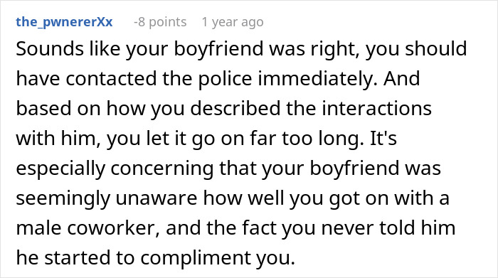 Guy Acts Like It’s GF’s Fault Her Male Coworker Is Obsessed With Her, She Doesn’t See The Red Flags Guy Acts Like It’s GF’s Fault Her Male Coworker Is Obsessed With Her, She Doesn’t See The Red Flags