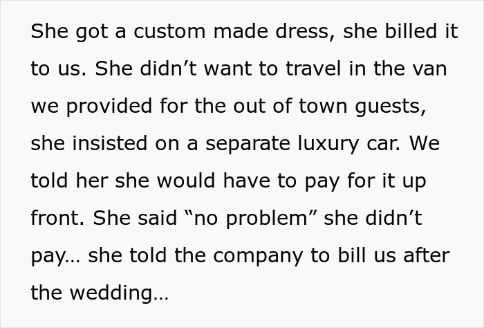 Groom’s Stepmom Spends $6,400 On Luxuries For The Wedding, Leaves Son With All The Bills And Vanishes Groom’s Stepmom Spends $6,400 On Luxuries For The Wedding, Leaves Son With All The Bills And Vanishes