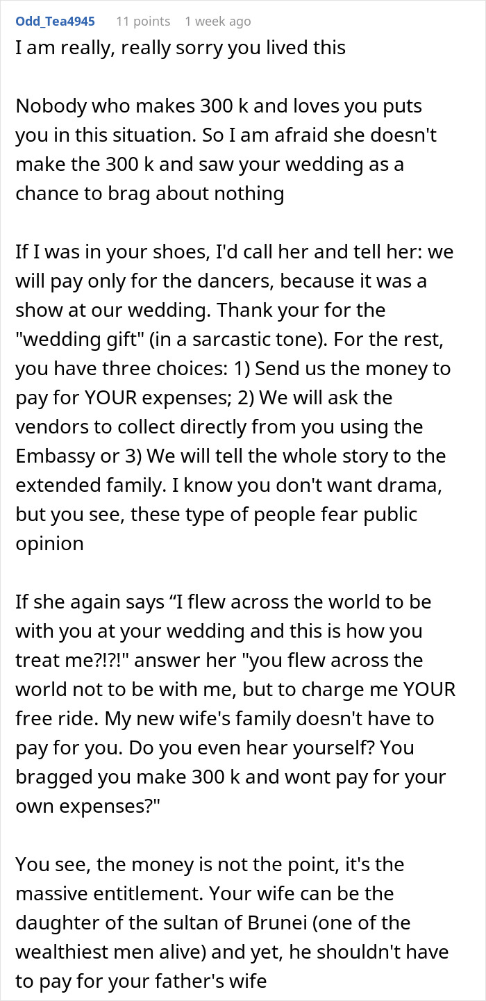 Groom’s Stepmom Spends $6,400 On Luxuries For The Wedding, Leaves Son With All The Bills And Vanishes Groom’s Stepmom Spends $6,400 On Luxuries For The Wedding, Leaves Son With All The Bills And Vanishes
