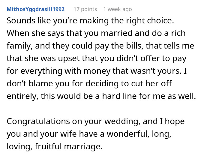 Groom’s Stepmom Spends $6,400 On Luxuries For The Wedding, Leaves Son With All The Bills And Vanishes Groom’s Stepmom Spends $6,400 On Luxuries For The Wedding, Leaves Son With All The Bills And Vanishes