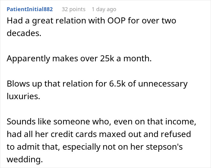 Groom’s Stepmom Spends $6,400 On Luxuries For The Wedding, Leaves Son With All The Bills And Vanishes Groom’s Stepmom Spends $6,400 On Luxuries For The Wedding, Leaves Son With All The Bills And Vanishes