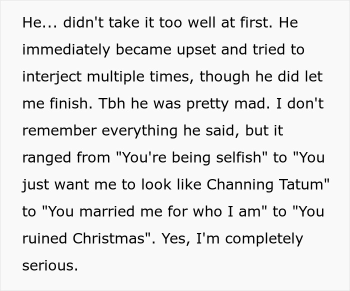 Wife Gives Obese Husband An Ultimatum, He Says She Wants Him To Look Like Channing Tatum