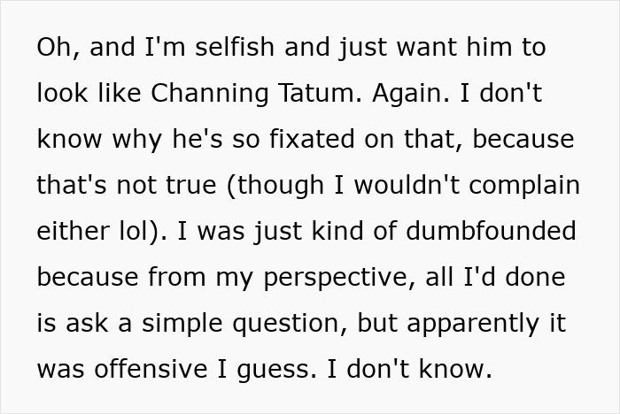 Wife Gives Obese Husband An Ultimatum, He Says She Wants Him To Look Like Channing Tatum