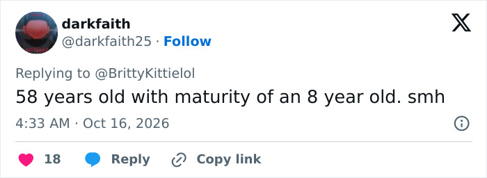 58 Years Old MAGA Influencer Taken To Task Over Post Comparing Herself To Katy Perry