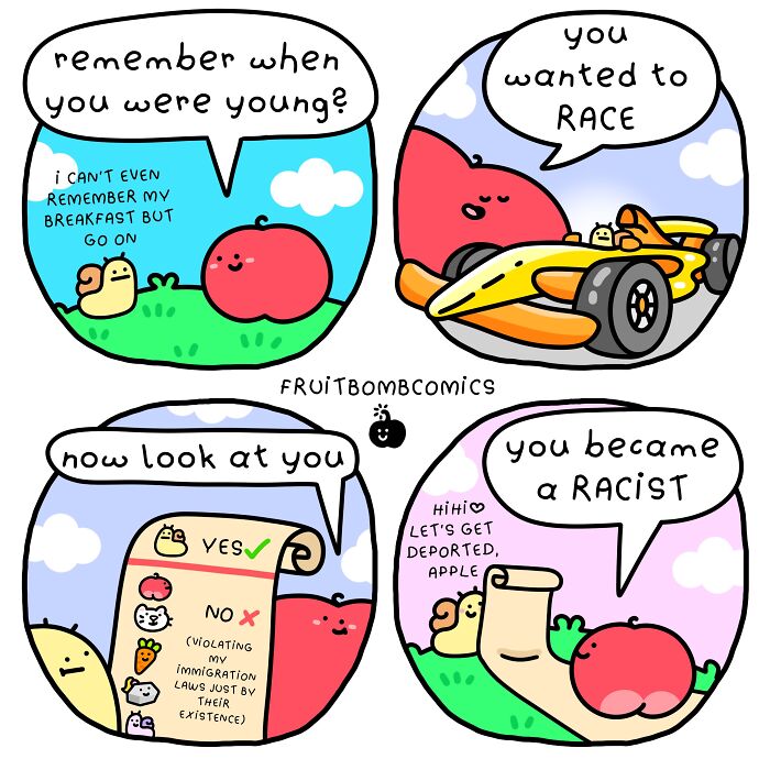 These 40 New &ldquo;FruitBombComics&rdquo; Turn Everyday Frustrations Into Hilarious Adventures Featuring Talking Fruits