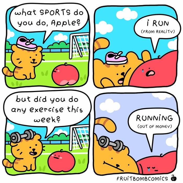 These 40 New &ldquo;FruitBombComics&rdquo; Turn Everyday Frustrations Into Hilarious Adventures Featuring Talking Fruits