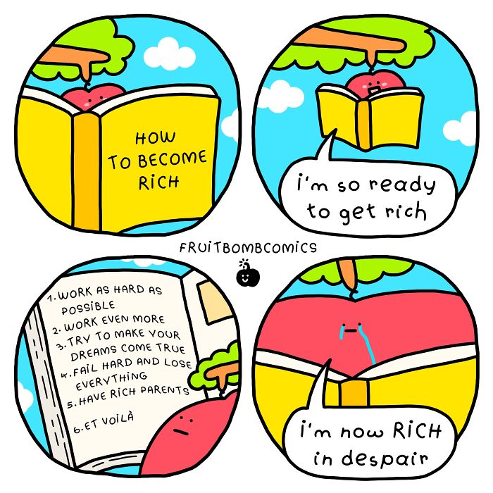 These 40 New &ldquo;FruitBombComics&rdquo; Turn Everyday Frustrations Into Hilarious Adventures Featuring Talking Fruits