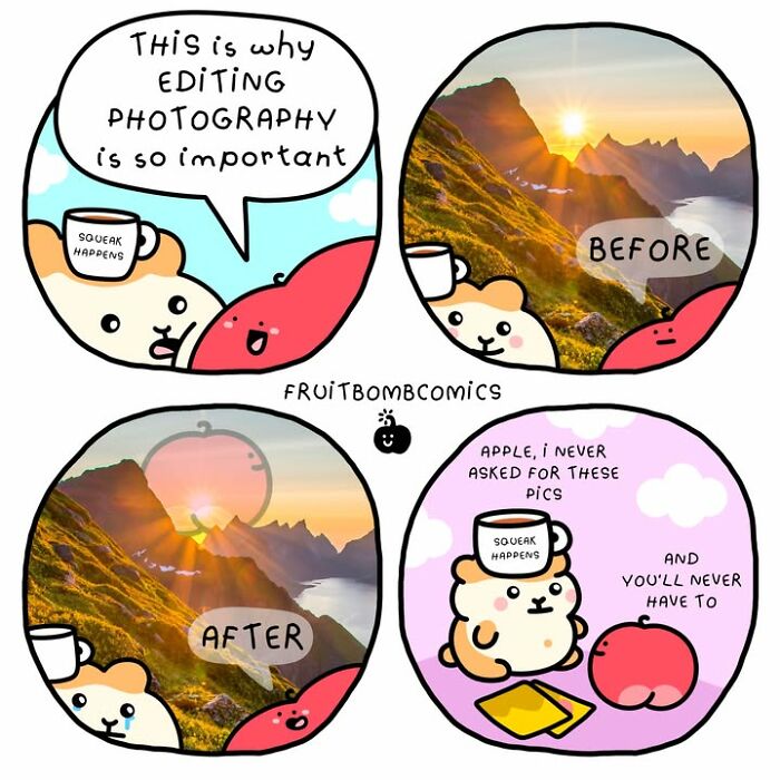 These 40 New &ldquo;FruitBombComics&rdquo; Turn Everyday Frustrations Into Hilarious Adventures Featuring Talking Fruits