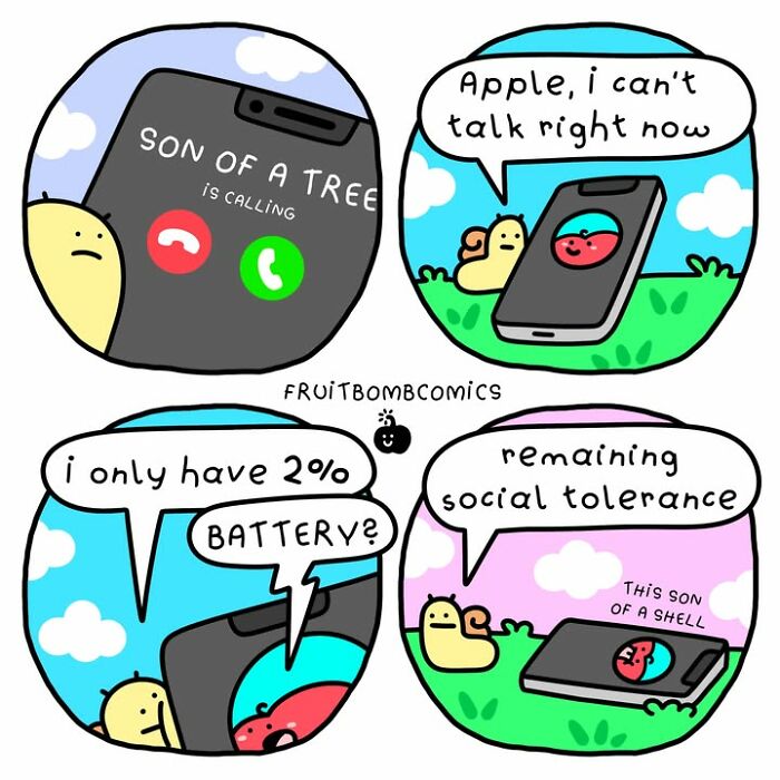 These 40 New &ldquo;FruitBombComics&rdquo; Turn Everyday Frustrations Into Hilarious Adventures Featuring Talking Fruits