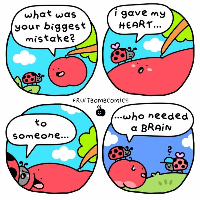 These 40 New &ldquo;FruitBombComics&rdquo; Turn Everyday Frustrations Into Hilarious Adventures Featuring Talking Fruits