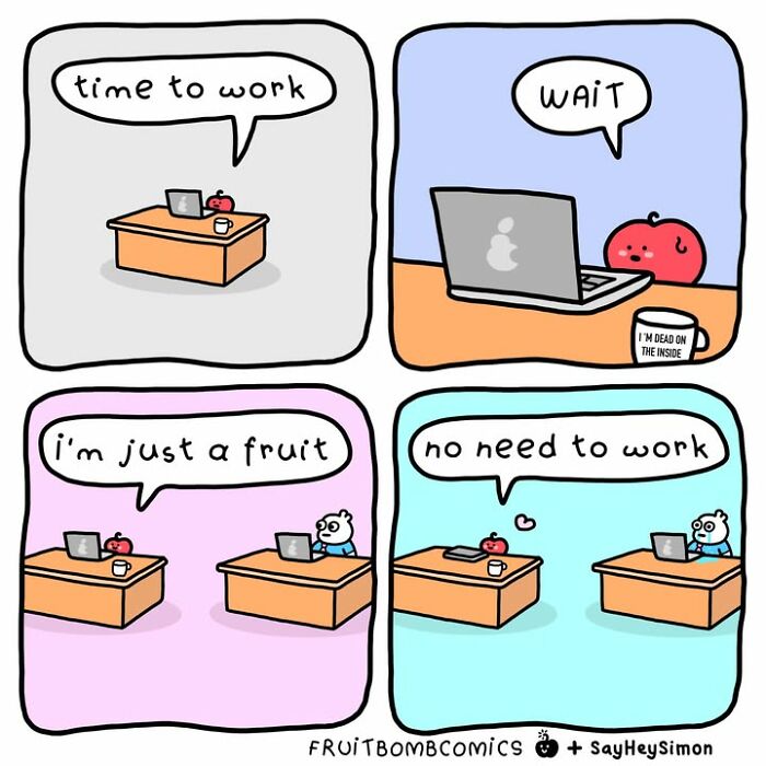 These 40 New &ldquo;FruitBombComics&rdquo; Turn Everyday Frustrations Into Hilarious Adventures Featuring Talking Fruits