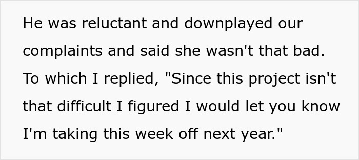 Boss Insists Nightmare Client Isn’t That Bad, So Employee Lets Him Handle Her Himself, He Returns In Tears Boss Insists Nightmare Client Isn’t That Bad, So Employee Lets Him Handle Her Himself, He Returns In Tears