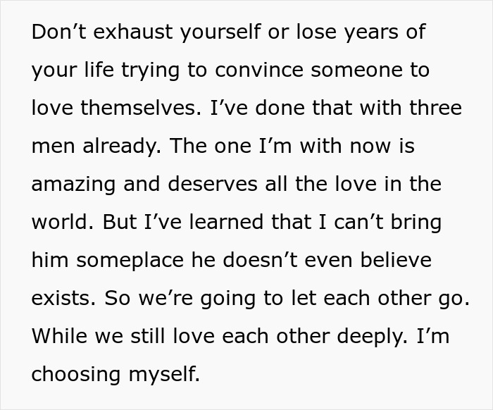 Woman Leaves The Best Man She’s Ever Dated, Explains Why Love Alone Isn’t Enough To Make It Work Woman Leaves The Best Man She’s Ever Dated, Explains Why Love Alone Isn’t Enough To Make It Work