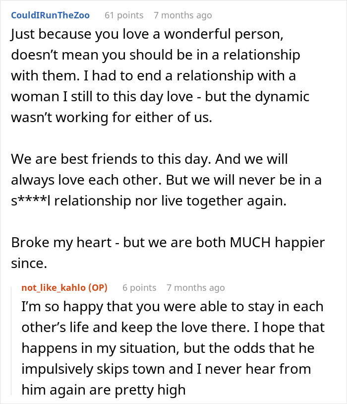 Woman Leaves The Best Man She’s Ever Dated, Explains Why Love Alone Isn’t Enough To Make It Work Woman Leaves The Best Man She’s Ever Dated, Explains Why Love Alone Isn’t Enough To Make It Work