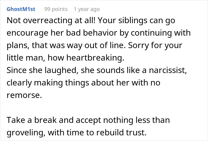 Mother’s Day Dinner Turns Sour When Grandma Says 10YO Grandkid Ruined Everything Mother’s Day Dinner Turns Sour When Grandma Says 10YO Grandkid Ruined Everything