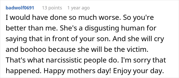 Mother’s Day Dinner Turns Sour When Grandma Says 10YO Grandkid Ruined Everything Mother’s Day Dinner Turns Sour When Grandma Says 10YO Grandkid Ruined Everything