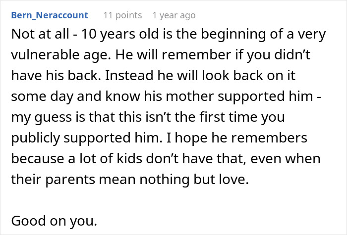 Mother’s Day Dinner Turns Sour When Grandma Says 10YO Grandkid Ruined Everything Mother’s Day Dinner Turns Sour When Grandma Says 10YO Grandkid Ruined Everything