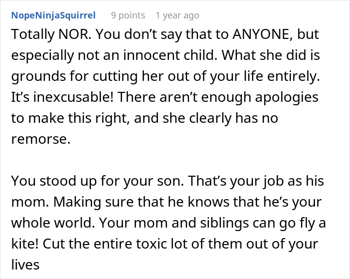 Mother’s Day Dinner Turns Sour When Grandma Says 10YO Grandkid Ruined Everything Mother’s Day Dinner Turns Sour When Grandma Says 10YO Grandkid Ruined Everything