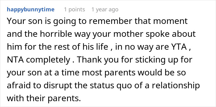 Mother’s Day Dinner Turns Sour When Grandma Says 10YO Grandkid Ruined Everything Mother’s Day Dinner Turns Sour When Grandma Says 10YO Grandkid Ruined Everything