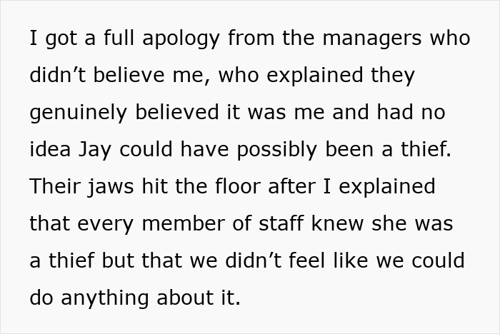 Manager Frames Employee For Her Own Theft, So They Spend 3 Months Setting A Trap Manager Frames Employee For Her Own Theft, So They Spend 3 Months Setting A Trap