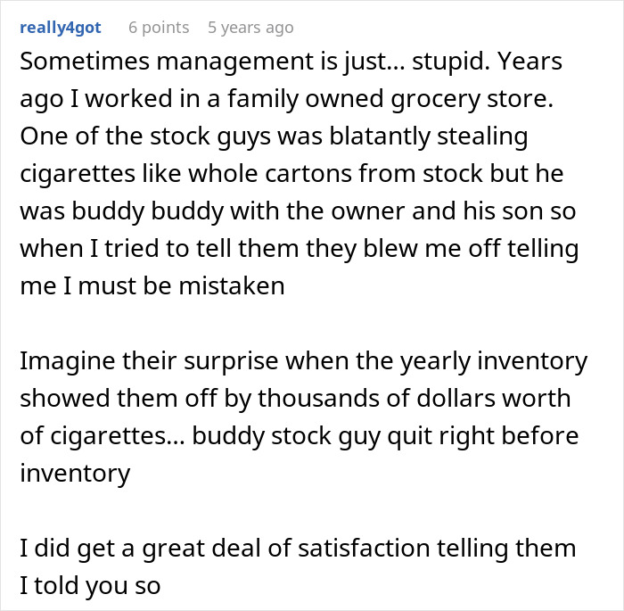 Manager Frames Employee For Her Own Theft, So They Spend 3 Months Setting A Trap Manager Frames Employee For Her Own Theft, So They Spend 3 Months Setting A Trap