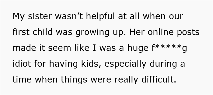 Sister Makes Sure Everyone Knows How Much She Doesn’t Like Kids, Is Still Shocked Family Resents That