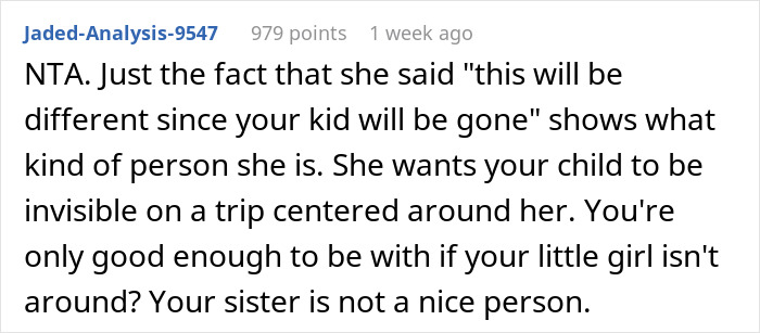 Sister Makes Sure Everyone Knows How Much She Doesn’t Like Kids, Is Still Shocked Family Resents That